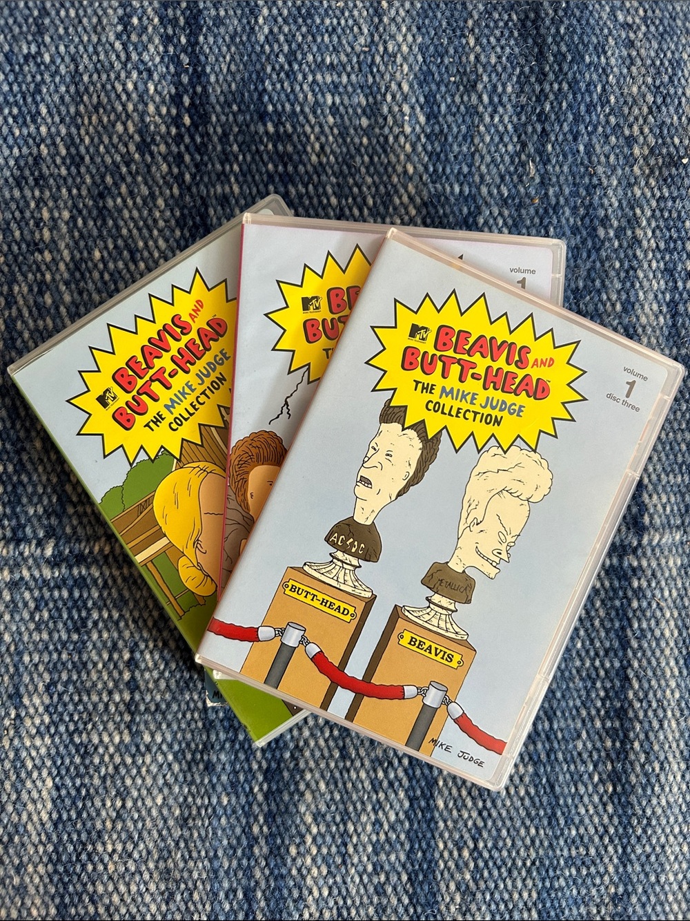 3 CD Beavis and Butthead MTV Collectible set  -mike judge